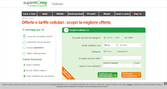 Desktop Screenshot of cellulari.supermoney.eu