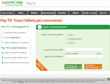 Tablet Screenshot of paytv.supermoney.eu